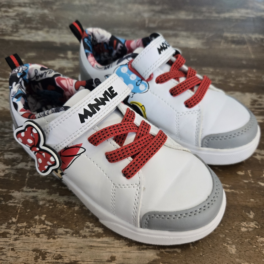 Disney Minnie Mouse Kids Sneakers - White and Red